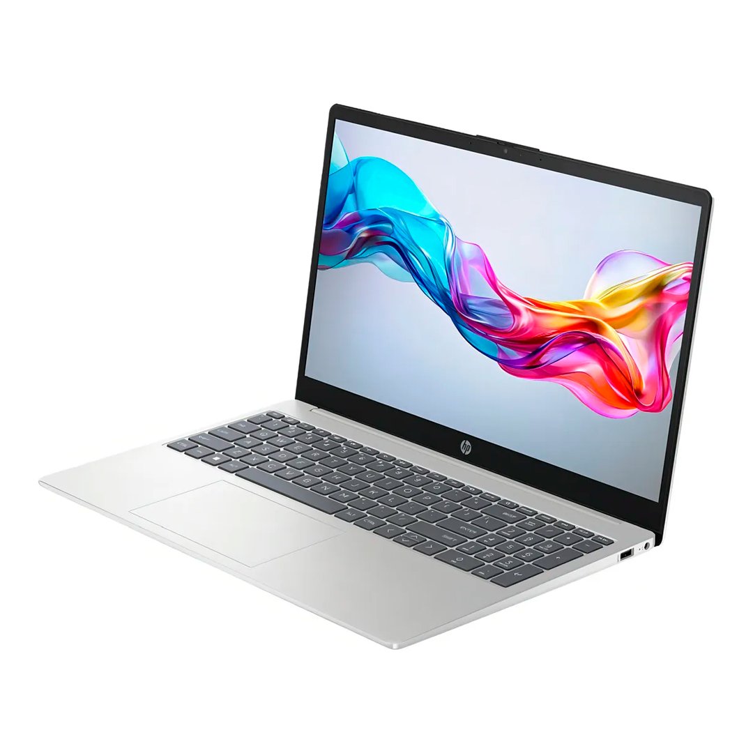 Portátil HP 15-FD0130LA vista lateral delgada con pantalla 15.6 FHD