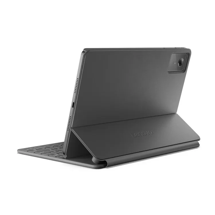 Tablet Lenovo Idea Tab TB336FU 8GB RAM 128GB 11.5 pulgadas vista posterior con forro protector instalado.