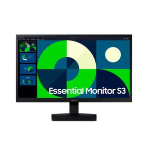 Monitor Samsung 22 pulgadas FHD 75Hz LS22D310 vista frontal con pantalla Full HD ideal para trabajo y entretenimiento.