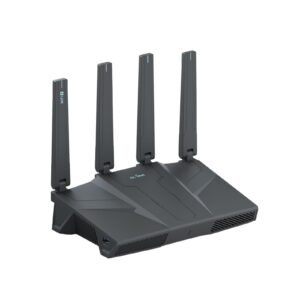 Router WiFi 7 GL.iNet GL-BE6500 Flint 3e Negro, 5 Puertos 2.5G, Conexión Inalámbrica y por Cable