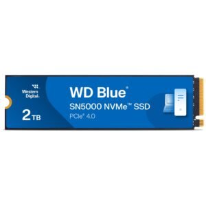 Western Digital WDS200T4B0E SSD Interna NVMe 2TB M.2 2280 PCIe Gen 4.0 hasta 5,150 MB/s Azul