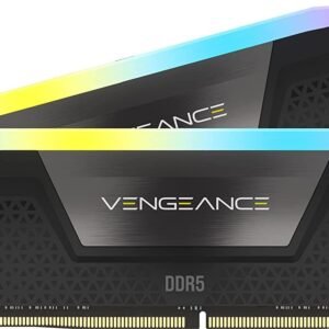 Memoria RAM Corsair Vengeance RGB DDR5 32 GB (2 x 16 GB) 6400 MHz CL36 para Intel