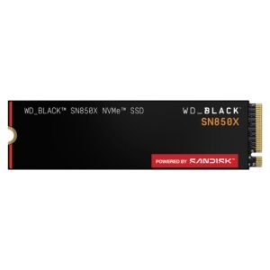 SSD NVMe SanDisk WD_BLACK SN850X 2TB M.2 2280 - 7300 MB/s, Interno, Negro