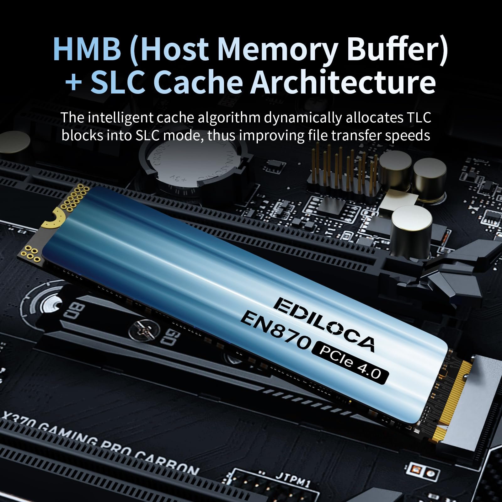 SSD Ediloca EN870 NVMe M.2 2280 2TB 7400MB/s para PS5 y PC - Image 7