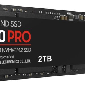 Samsung 990 PRO SSD 2TB NVMe M.2 PCIe Gen4 - Velocidades de lectura hasta 7450 MB/s
