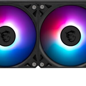 Enfriador líquido MSI MAG CoreLiquid I360 AIO 360mm Negro - Compatible con Intel y AMD, incluye pasta térmica