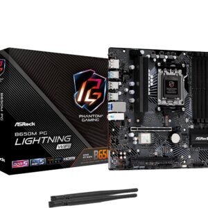 Placa Base ASRock B650M PG Lightning WiFi 6E AM5 mATX DDR5 para AMD