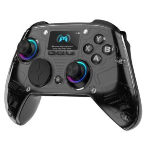 Controlador AOC GC310 Inalámbrico para PC, Switch, iOS y Android - Negro, con Vibración y Bluetooth
