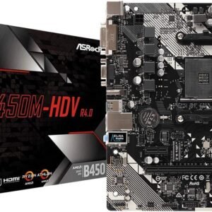 Placa Base ASRock B450M-HDV R4.0 AM4 mATX DDR4 3200 para AMD