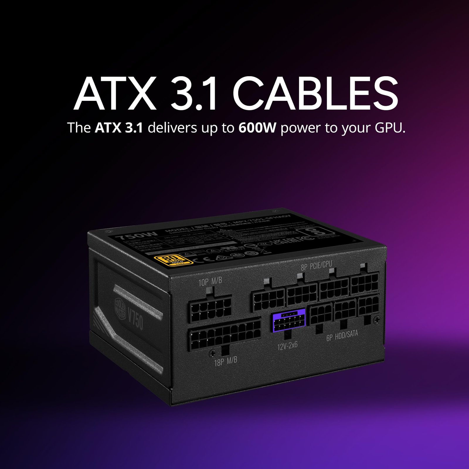 Fuente de Alimentación Cooler Master V850 SFX Gold 850W 80 Plus Modular para Mini ITX - Image 4