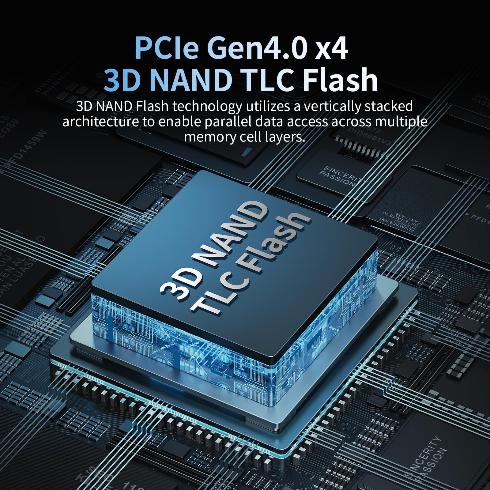 SSD Ediloca EN870 NVMe M.2 2280 2TB 7400MB/s para PS5 y PC - Image 3