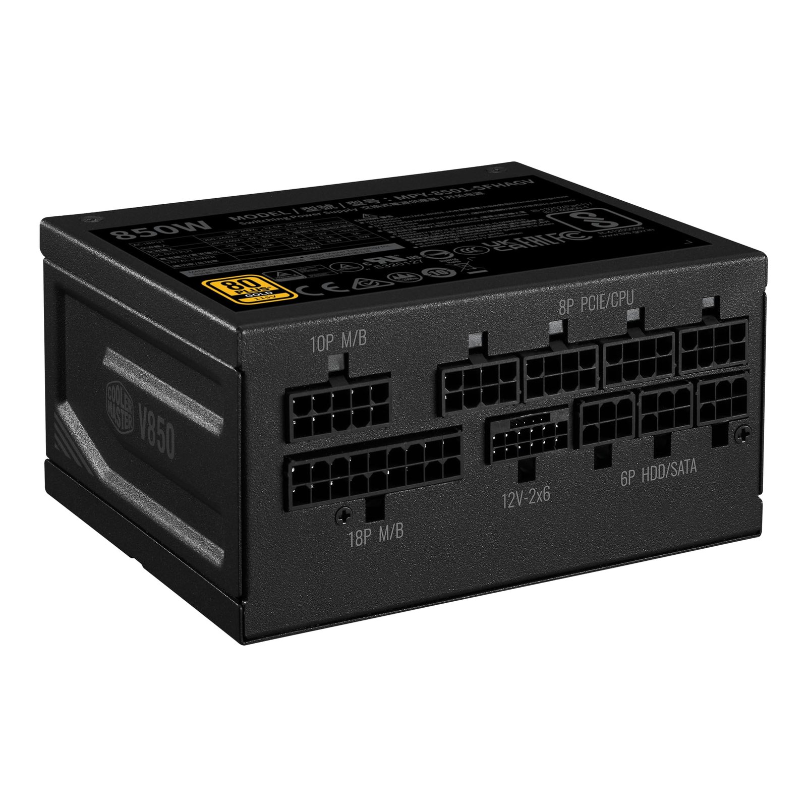Fuente de Alimentación Cooler Master V850 SFX Gold 850W 80 Plus Modular para Mini ITX