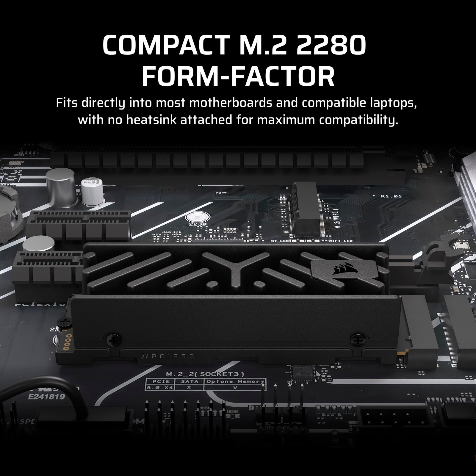 SSD Corsair MP700 Elite 1TB M.2 2280 PCIe 5.0 Negro - Alta Velocidad hasta 10,000 MB/s - Image 7
