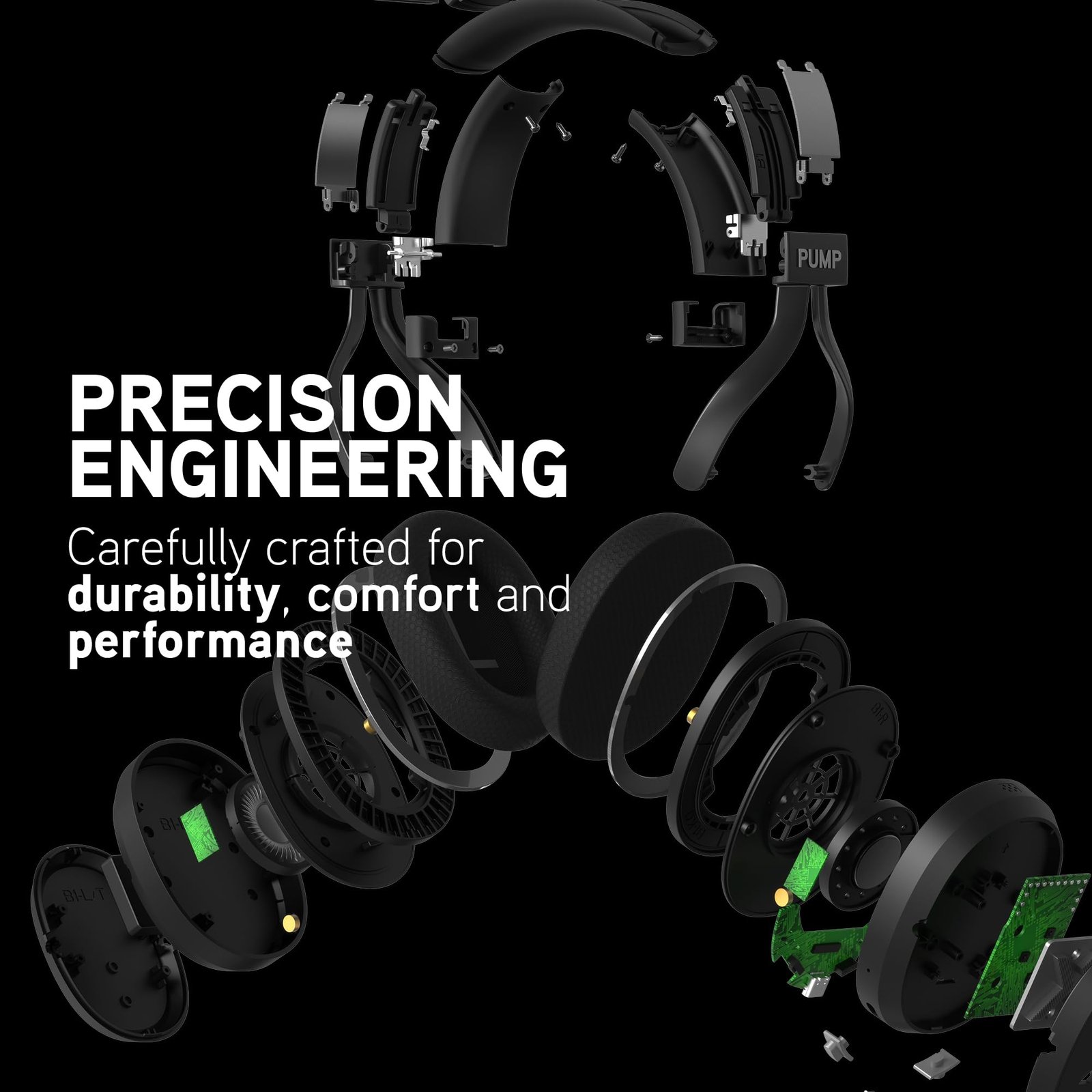 Auriculares BlueAnt Pump X Sport Inalámbricos Bluetooth Negros Over-ear - Image 7
