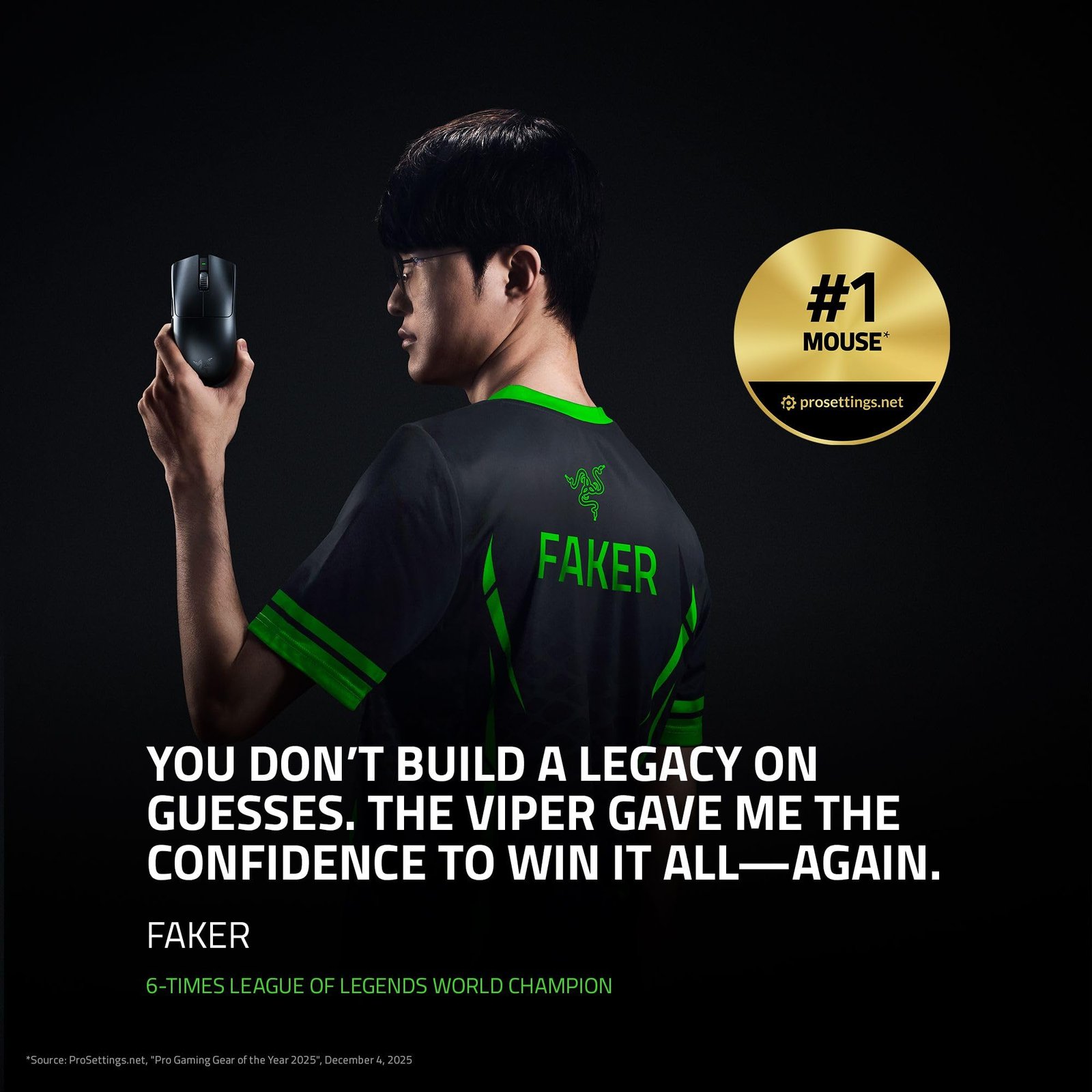 Razer Viper V3 Pro Ratón inalámbrico 54g 8K 35K DPI - Image 2