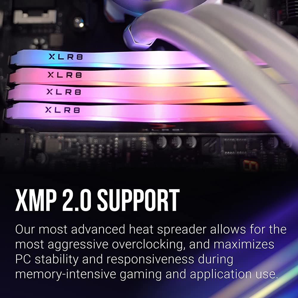 Memoria PNY XLR8 Gaming 32GB (2x16GB) DDR4 3600MHz CL18 RGB Dual Channel - Image 5