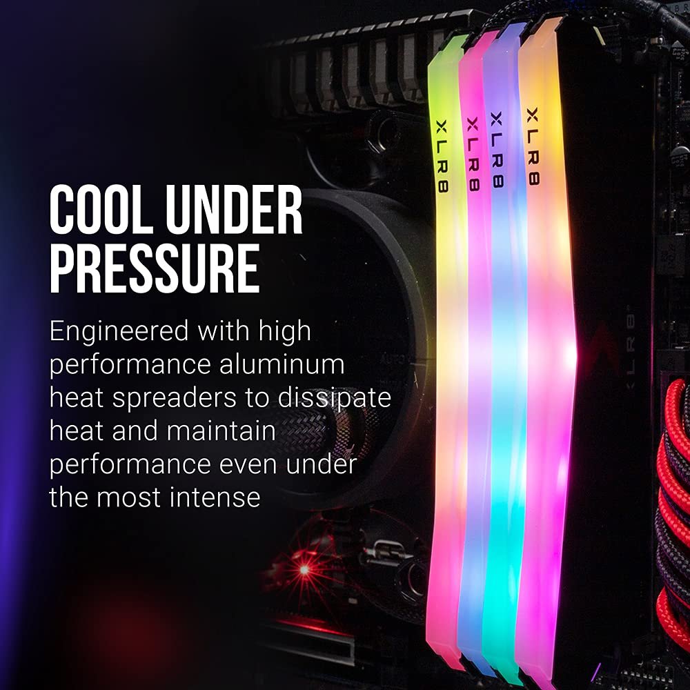 Memoria PNY XLR8 Gaming 32GB (2x16GB) DDR4 3600MHz CL18 RGB Dual Channel - Image 6